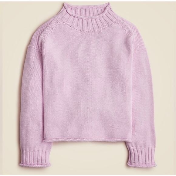 J. Crew 2025 Rollneck Sweater Peppermint Ice NWT size XS - Picture 4 of 7